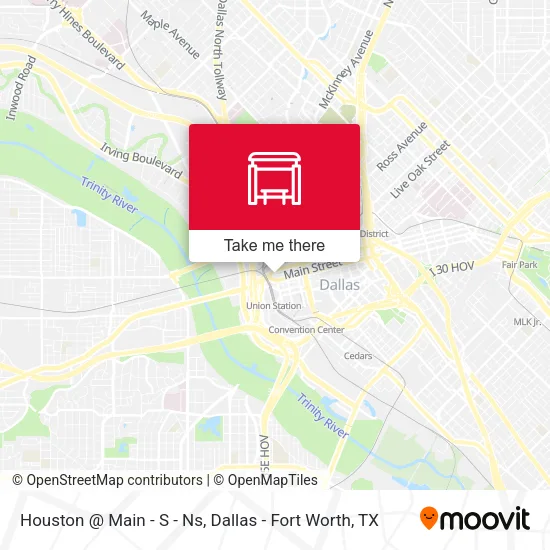 Mapa de Houston @ Main - S - Ns