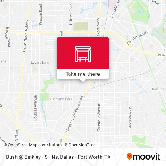 Mapa de Bush @ Binkley - S - Ns