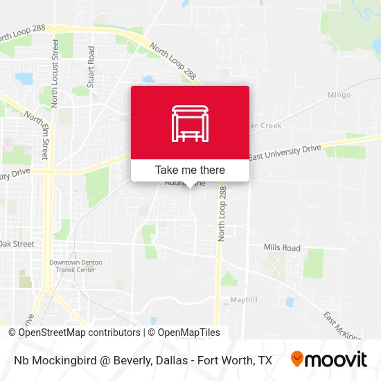 Mapa de Nb Mockingbird @ Beverly
