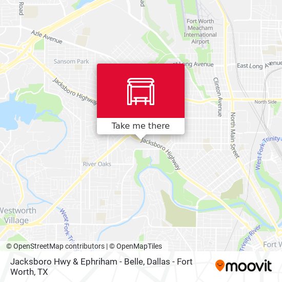 Jacksboro Hwy & Ephriham - Belle map