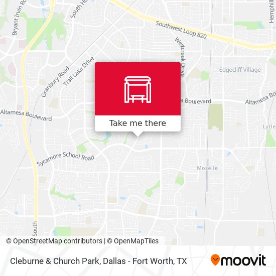 Mapa de Cleburne & Church Park