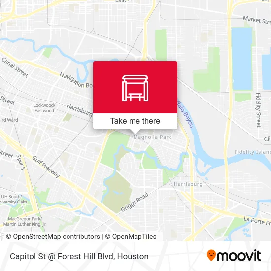 Capitol St @ Forest Hill Blvd map