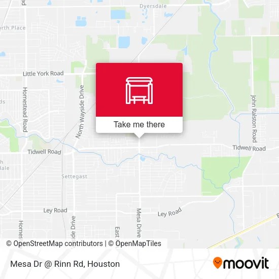 Mesa Dr @ Rinn Rd map