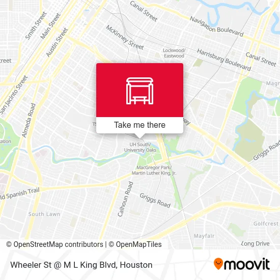 Wheeler St @ M L King Blvd map