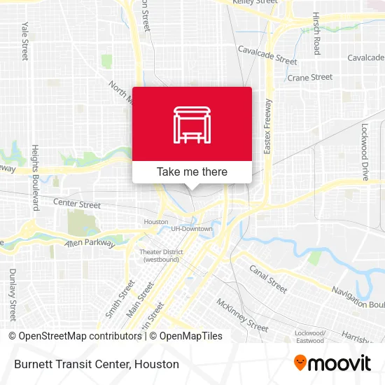 Mapa de Burnett Transit Center
