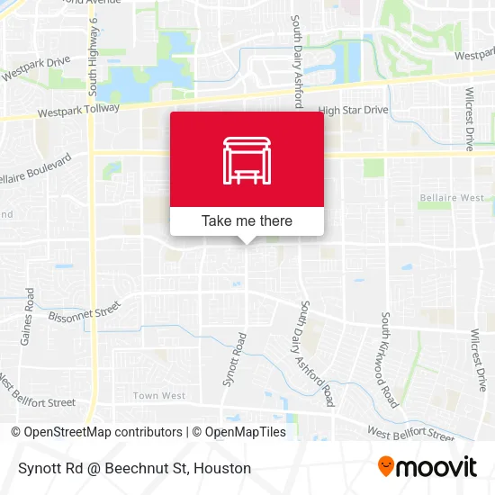 Synott Rd @ Beechnut St map
