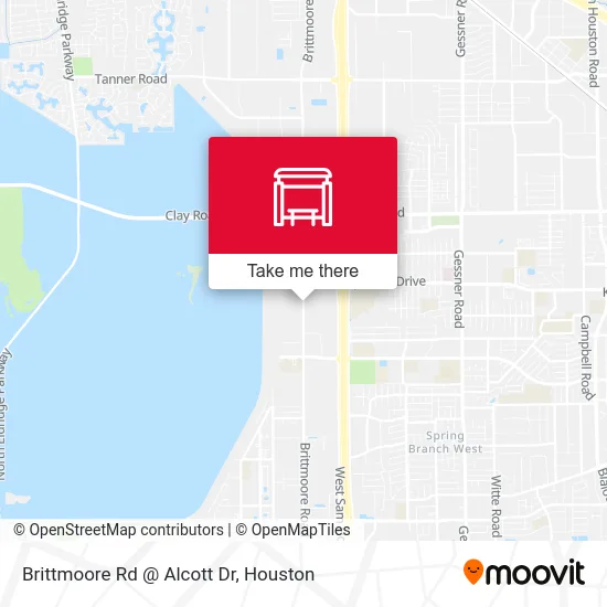 Brittmoore Rd @ Alcott Dr map