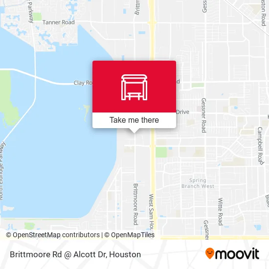 Brittmoore Rd @ Alcott Dr map