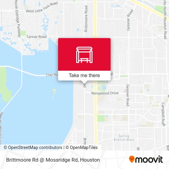 Brittmoore Rd @ Mossridge Rd map
