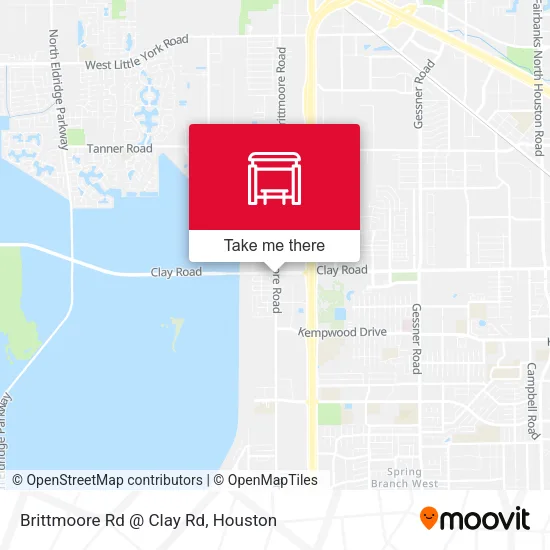 Brittmoore Rd @ Clay Rd map