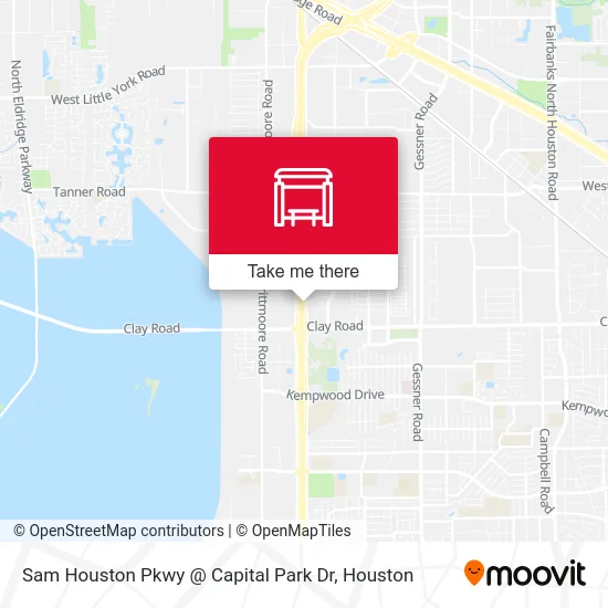 Sam Houston Pkwy @ Capital Park Dr map