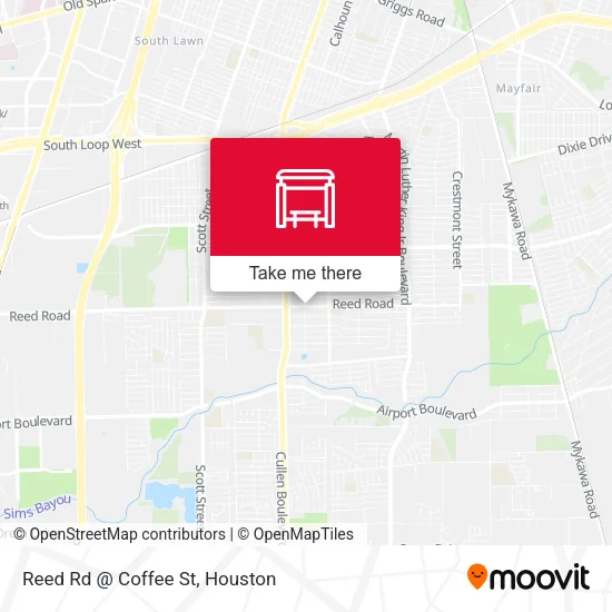 Reed Rd @ Coffee St map