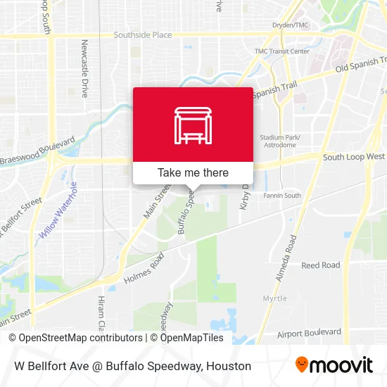 Mapa de W Bellfort Ave @ Buffalo Speedway