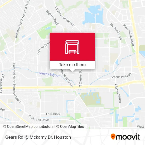 Gears Rd @ Mckamy Dr map