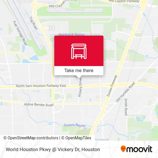 World Houston Pkwy @ Vickery Dr map