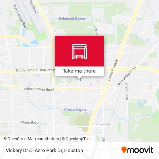 Vickery Dr @ Aero Park Dr map