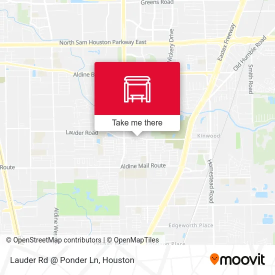 Lauder Rd @ Ponder Ln map