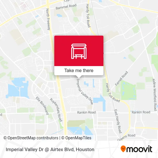 Mapa de Imperial Valley Dr @ Airtex Blvd