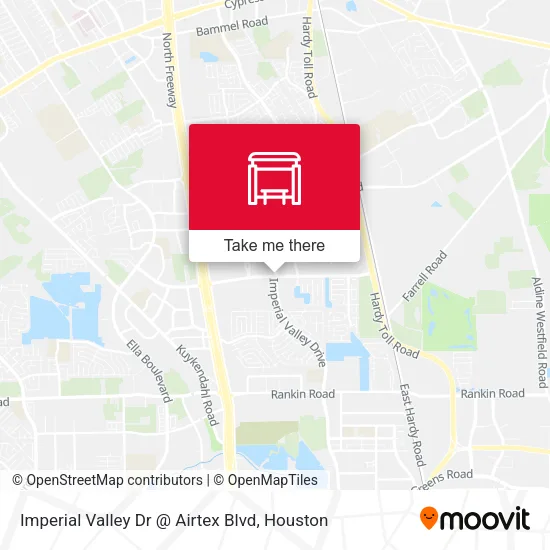 Mapa de Imperial Valley Dr @ Airtex Blvd