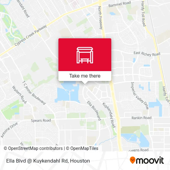 Ella Blvd @ Kuykendahl Rd map