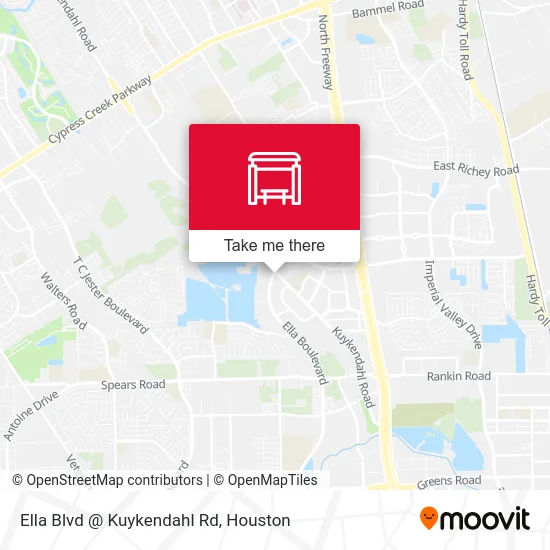 Ella Blvd @ Kuykendahl Rd map