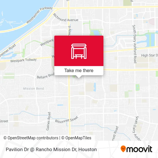 Pavilion Dr @ Rancho Mission Dr map