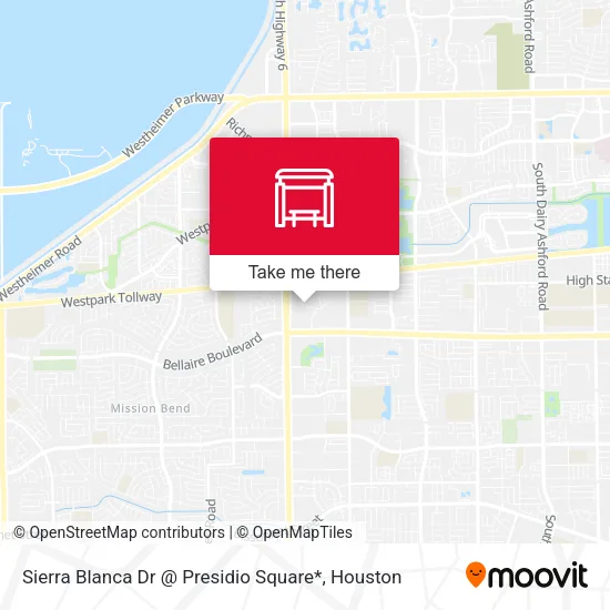 Sierra Blanca Dr @ Presidio Square* map