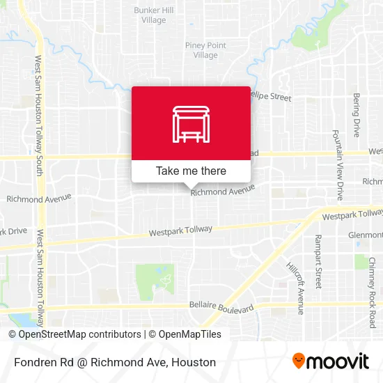 Mapa de Fondren Rd @ Richmond Ave