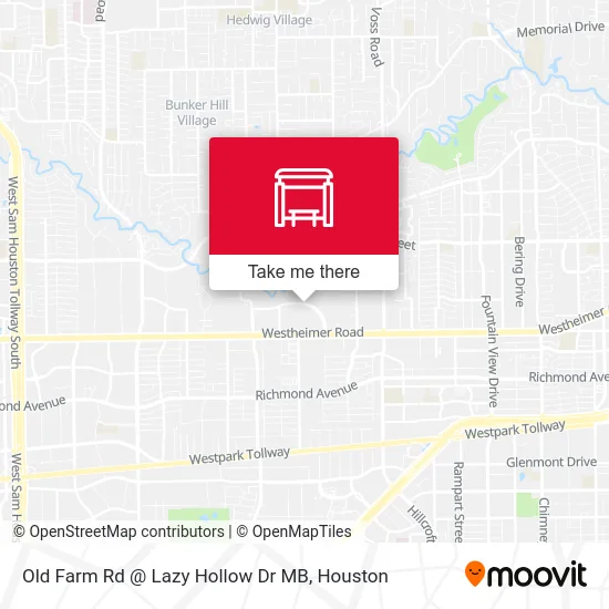 Old Farm Rd @ Lazy Hollow Dr MB map