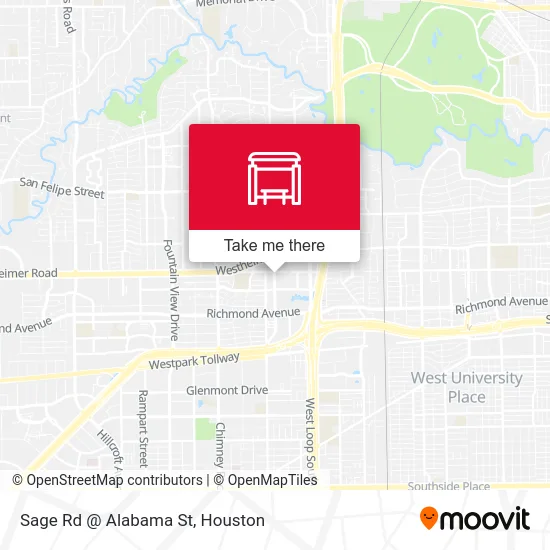 Sage Rd @ Alabama St map