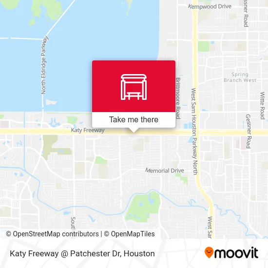 Katy Freeway @ Patchester Dr map