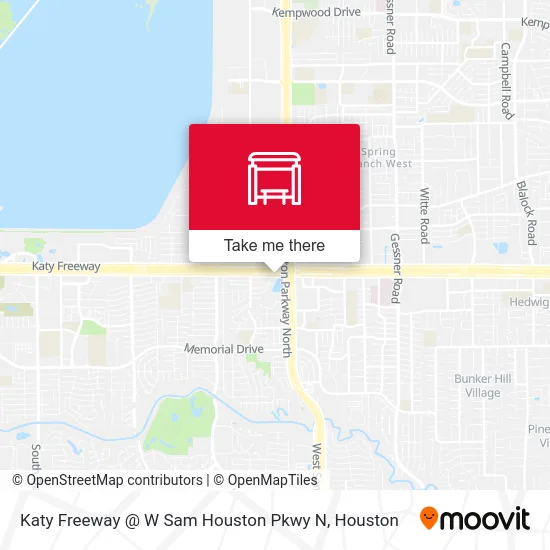 Mapa de Katy Freeway @ W Sam Houston Pkwy N