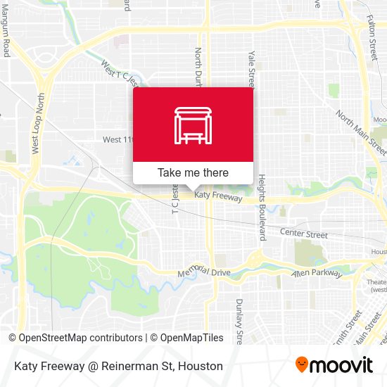 Katy Freeway @ Reinerman St map