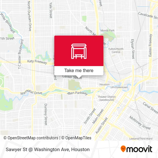 Sawyer St @ Washington Ave map