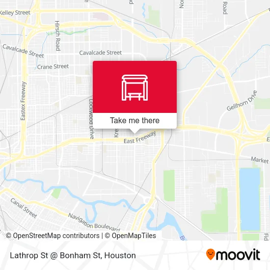 Lathrop St @ Bonham St map