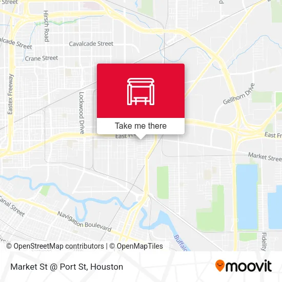 Market St @ Port St map