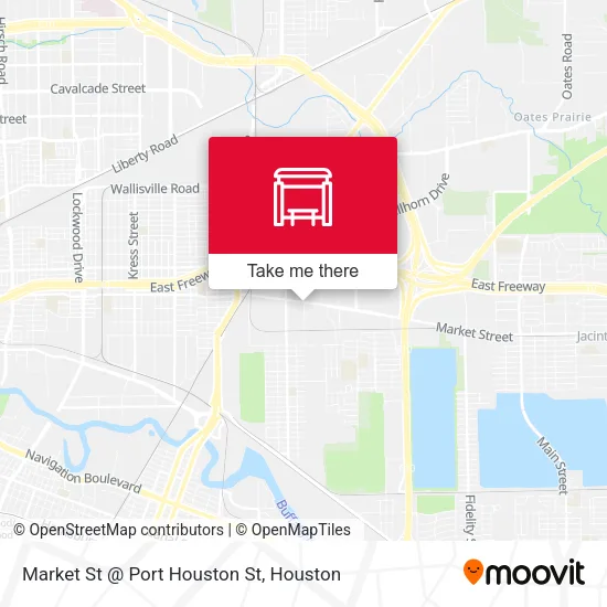 Market St @ Port Houston St map