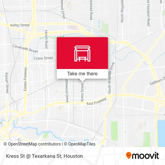 Kress St @ Texarkana St map