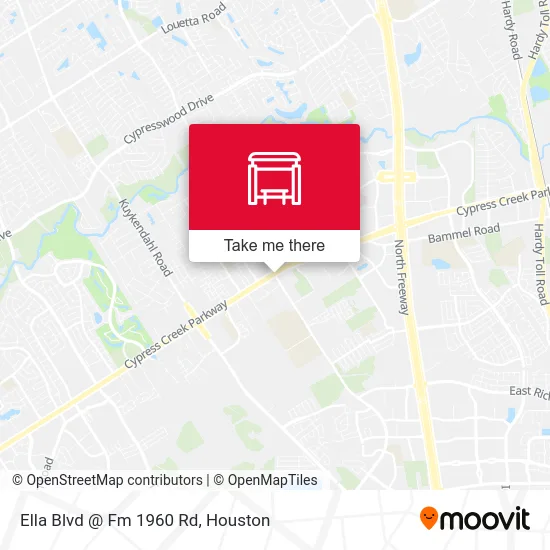Mapa de Ella Blvd @ Fm 1960 Rd