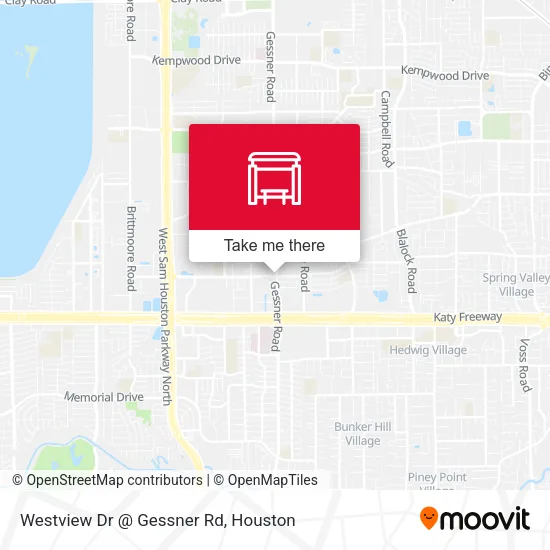 Mapa de Westview Dr @ Gessner Rd