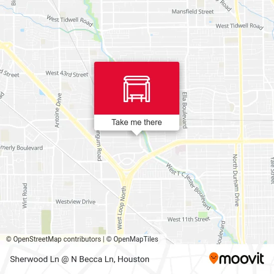 Mapa de Sherwood Ln @ N Becca Ln