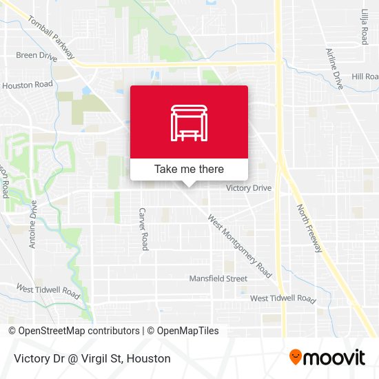 Mapa de Victory Dr @ Virgil St