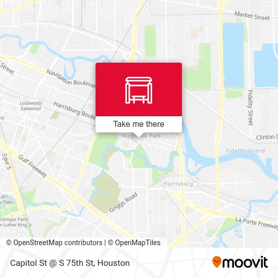 Capitol St @ S 75th St map