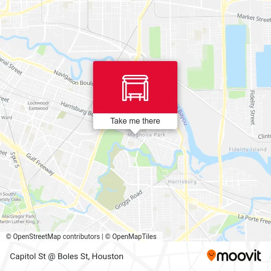 Capitol St @ Boles St map