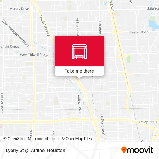 Lyerly St @ Airline map