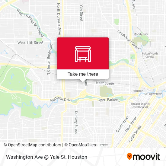 Mapa de Washington Ave @ Yale St