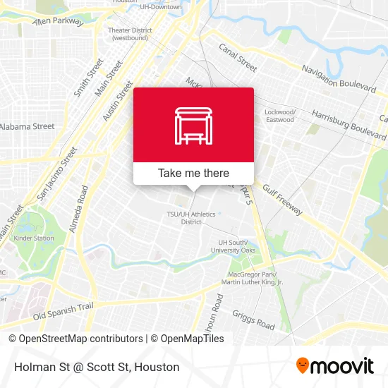 Mapa de Holman St @ Scott St