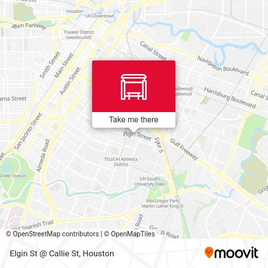 Elgin St @ Callie St map
