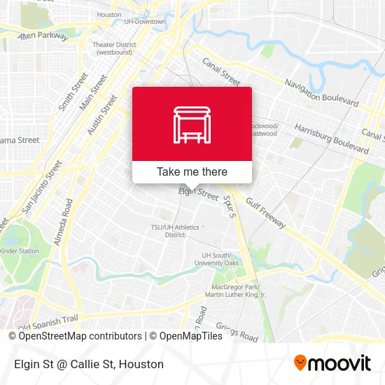 Elgin St @ Callie St map
