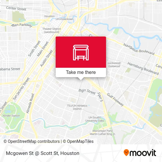 Mapa de Mcgowen St @ Scott St